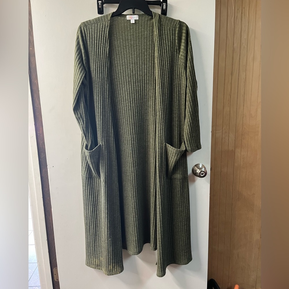 Lularoe long cardigan with pockets